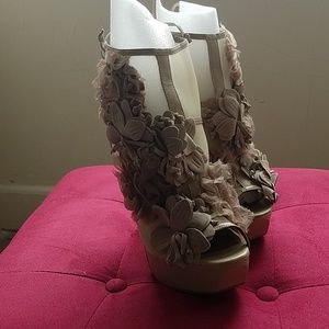 Mesh ankle booties